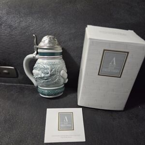 Avon Silver and Blue Dragon Stein